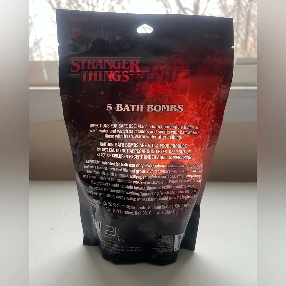 Stranger Things Vanilla Pumpkin Bath Bombs